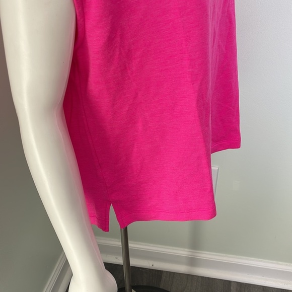 Lou & Grey Signature Soft Pink Cap Sleeve Tee Size Large NEW - Picture 9 of 9